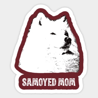 Samoyed Mom Samoyed Design Sticker